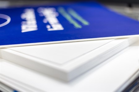 Print på lättviktsskiva, dubbelsidig 5mm