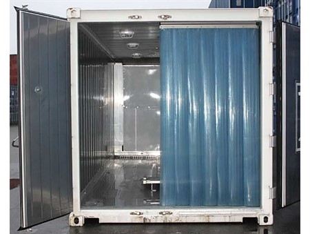 Pallplats, kylcontainer